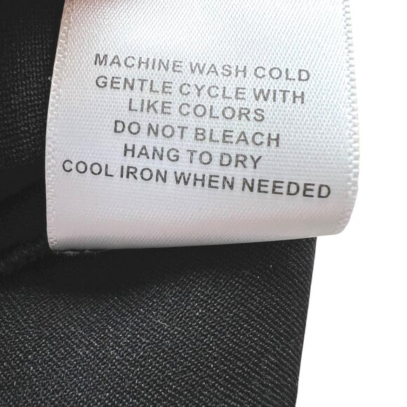 ModCloth Black Belted Sheath Dress Short Sleeve Size Large - Picture 9 of 10